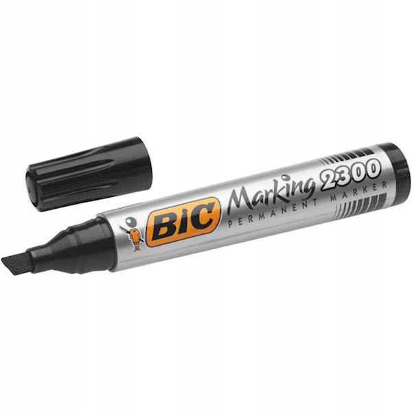 Marker Permanentny czarny ścięty BIC Marking 2300