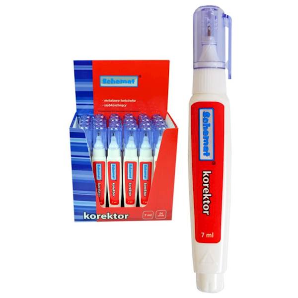 Korektor w piórze 7ml SCHEMAT