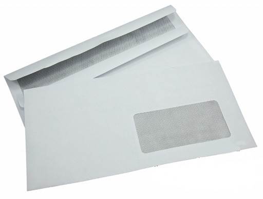 Koperty DL HK 100szt białe 75g