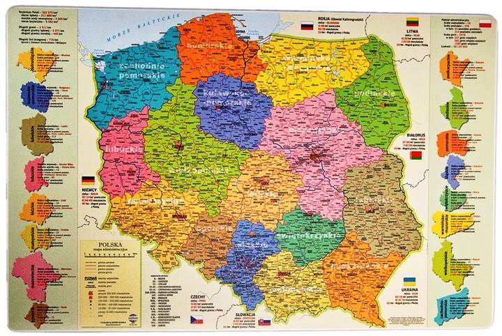 Podkładka Mapa Polski