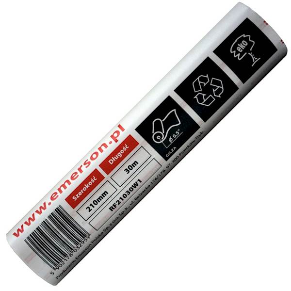 Papier do faxu 210mm x 30m EMERSON