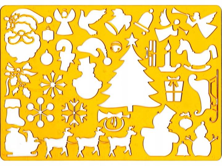 Szablon do rysowania KOH-I-NOOR X-Mass