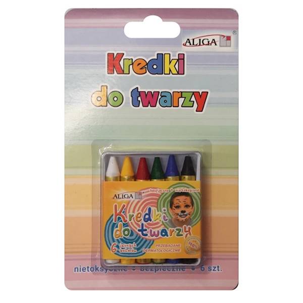 KREDKI DO MALOW.TWARZY ALIGA 6kol 8188