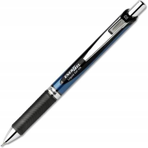 Długopis żelowy PENTEL EnerGel BLN75 czarny 0,5mm