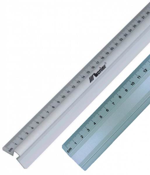 Linijka 70cm aluminiowa z uchwytem LENIAR