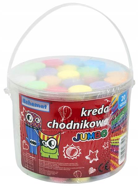 Kreda chodnikowa kolorowa 20szt