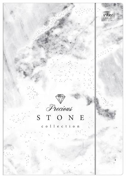 Teczka z gumką A4 INTERDRUK Metallic Stone