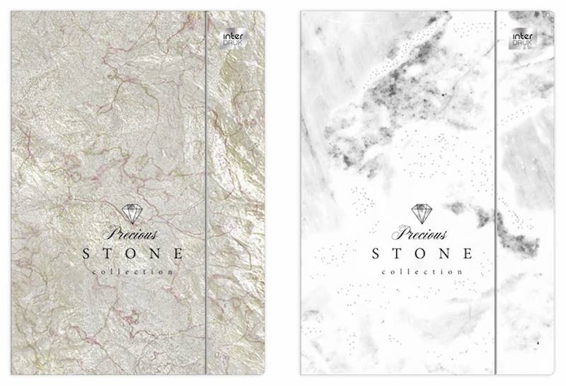 Teczka z gumką A4 INTERDRUK Metallic Stone