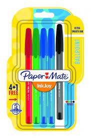 Długopis PAPER MATE InkJoy 100 mix kolorów zestaw 5szt