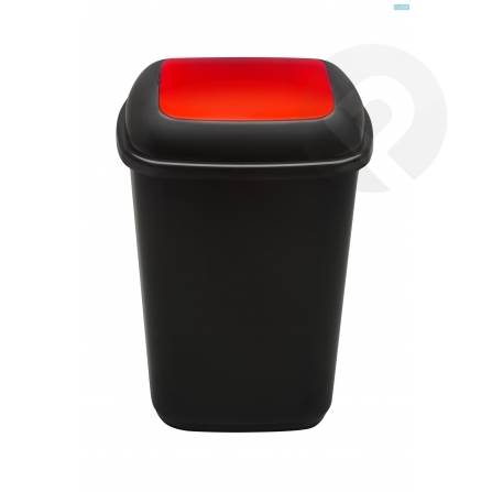 KOSZ NA SMIECI 28 l prost. czerwony