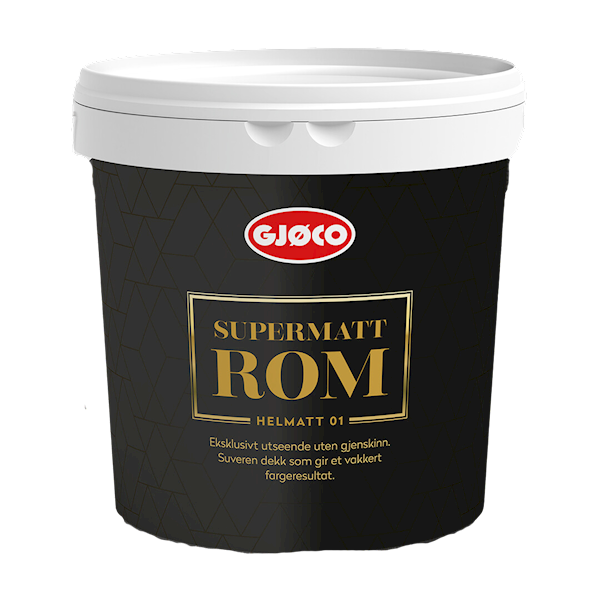 Supermatt Rom 01 Hvit 0,68L