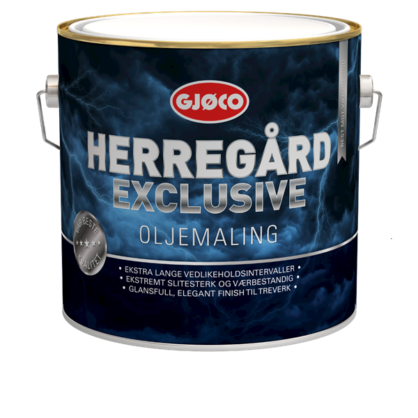 Herregard Exclusive Oljemaling Hvit 0,68L