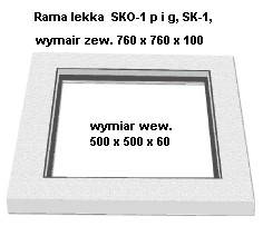 Rama obetonowana SKO