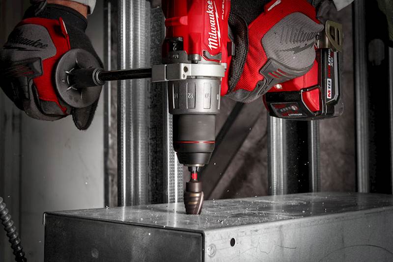 WIERTŁO STOPNIOWE UDAROWE DO METALU MILWAUKEE SHOCKWAVE IMPACT DUTY Z KOŃCÓWKĄ RAPID STRIKE 4-20 MM
