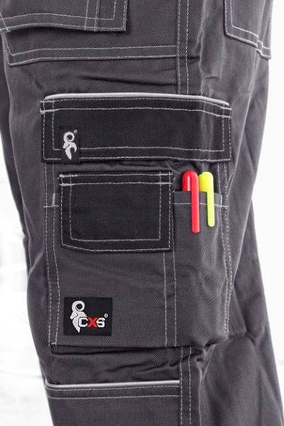 SPODNIE CXS ORION TEODOR SZARO-CZARNE 46