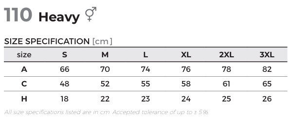 KOSZULKA T-SHIRT MALFINI HEAVY 110 JASNY SZARY MELANŻ XL