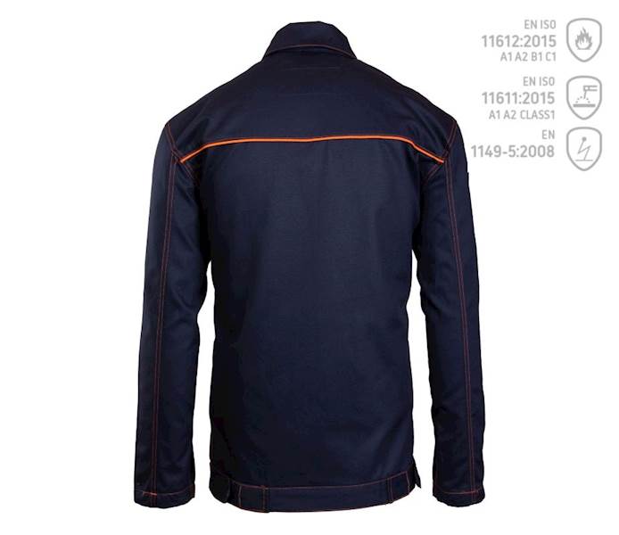BLUZA POLSTAR PROFFLAM ANTISTATIC GRANATOWA 106