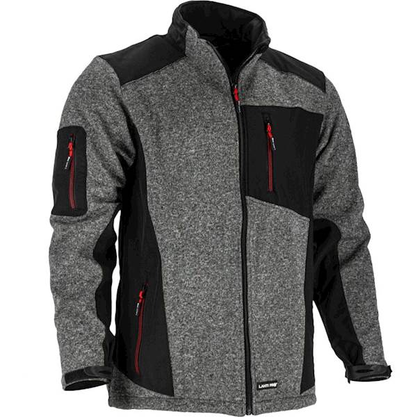 KURTKA SWETER WSTAWKI SOFT LAHTI PRO L40920 SZARO-CZARNA S