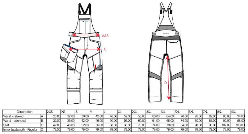 SPODNIE OGRODNICZKI PORTWEST WX3 SZARE 2XL