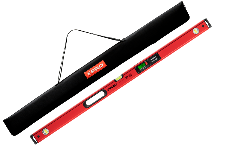 POZIOMICA ELEKTRONICZNA CZERWONA IP65 PRO900 DIGITAL POKROWIEC 80CM 