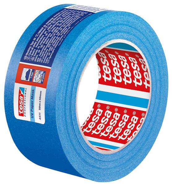 TAŚMA MALARSKA TESA UV PAPER MASK NIEBIESKA 50 MM X 50 M