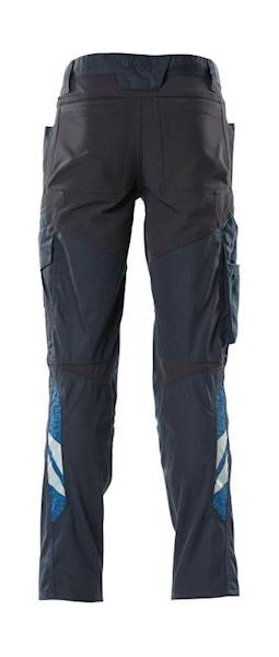 SPODNIE MASCOT ACCELERATE STRETCH Z KIESZENIAMI NA KOLANACH CIEMNY GRANAT 82C 60
