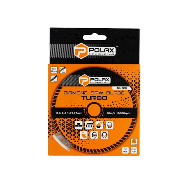 TARCZA DIAMENTOWA POLAX TURBO WAVE 125 MM