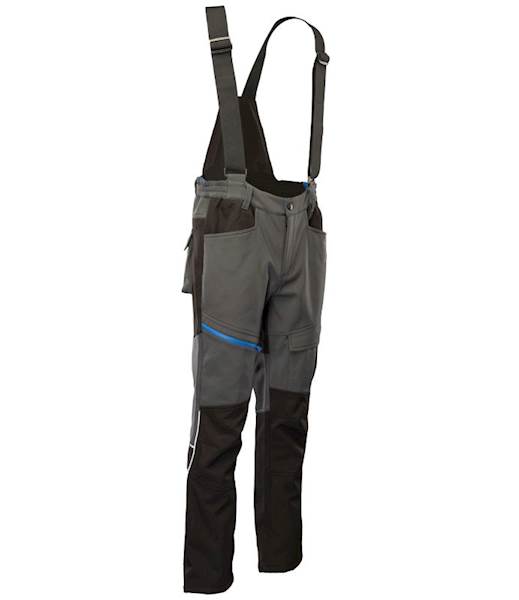 SPODNIE SOFTSHELL OCIEPLANE POLSTAR SEVEN KINGS TOPAZ STAL/CZARNY 4XL