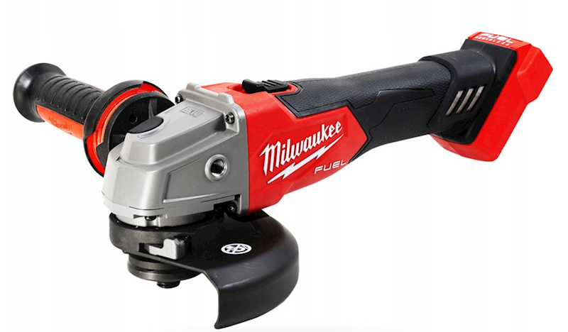SZLIFIERKA KĄTOWA 125 MM Z WŁĄCZNIKIEM SUWAKOWYM MILWAUKEE FUEL M18 FSAG125X-0X