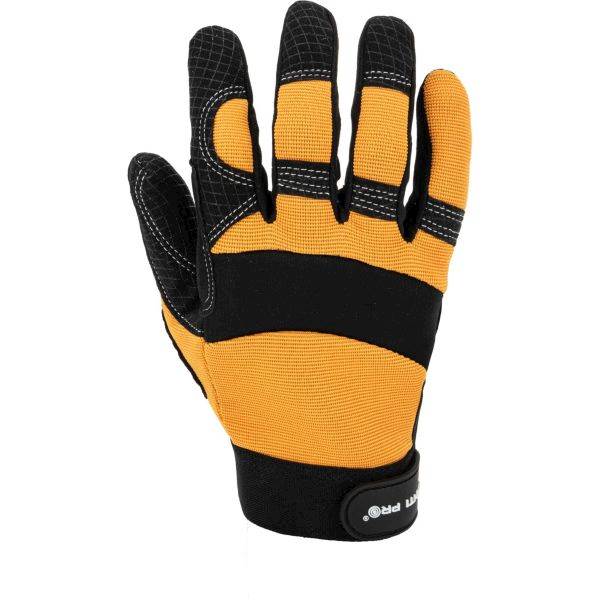 RĘKAWICE POKRYTE ANTYPOSLIZGOWĄ SIATKA LAHTI PRO L2801 CZARNO-POMARAŃCZOWE 11