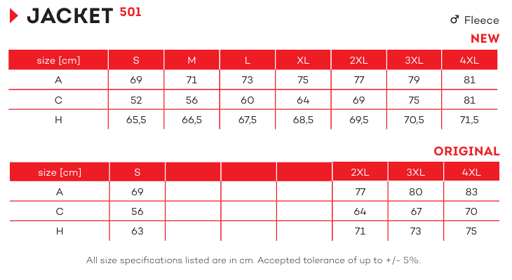 BLUZA POLAROWA RIMECK JACKET 501 STALOWA S