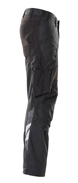 SPODNIE MASCOT ACCELERATE STRETCH Z KIESZENIAMI NA KOLANACH CZARNE 82C 50