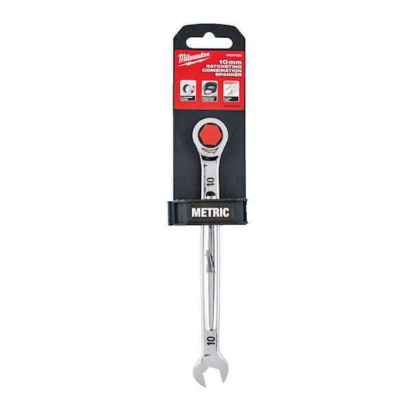 KLUCZ PŁASKO-OCZKOWY Z GRZECHOTKĄ MILWAUKEE MAX BITE 10 MM