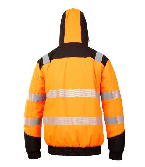 KURTKA OSTRZEGAWCZA POLSTAR BENEFIT SAFE HI-VI POMARAŃCZOWA 3XL
