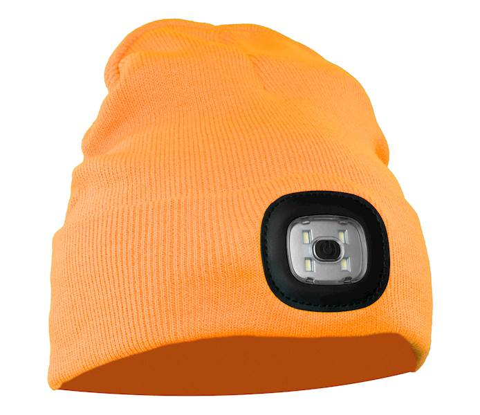 CZAPKA LED POLSTAR CHAPLIN POMARAŃCZOWA UNIWERSALNA