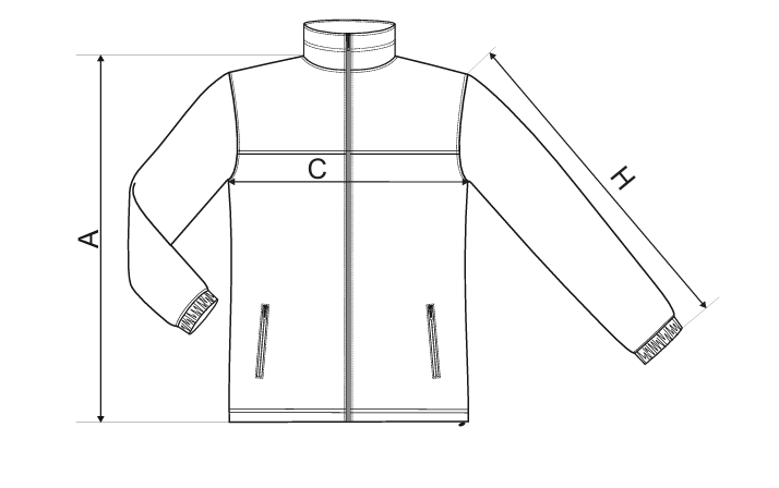 BLUZA POLAROWA RIMECK JACKET 501 LAZUROWA XL