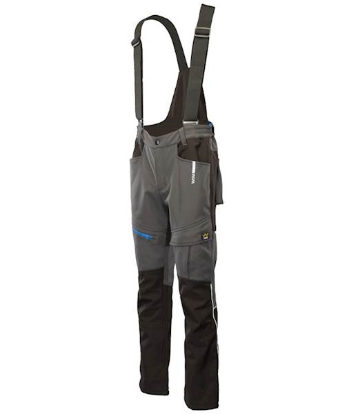 SPODNIE SOFTSHELL OCIEPLANE POLSTAR SEVEN KINGS TOPAZ STAL/CZARNY 4XL