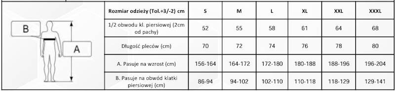 KOSZULKA T-SHIRT OSTRZEGAWCZY BETA VIZWELL POMARAŃCZOWY XL