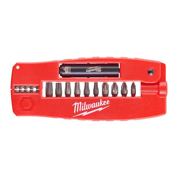ZESTAW BITÓW MILWAUKEE SHOKWAVE IMPACT DUTY DRIVE 12 ELEMENTÓW