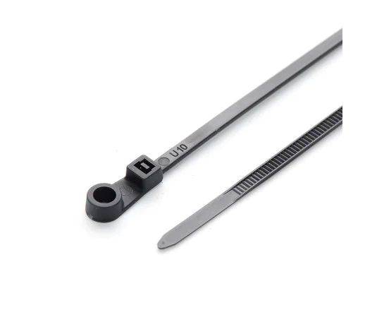 OPASKA KABLOWA Z PIERŚCIENIEM MONTAŻOWYM POLAX 4,2 X 220 MM CZARNA