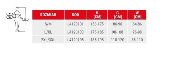 KOSZULKA TERMOAKTYWNA LAHTI PRO L41201 CZARNO-SZARA 2XL/3XL