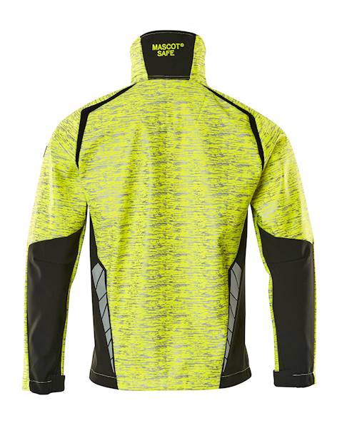 KURTKA SOFTSHELL MASCOT ACCELERATE SAFE ŻÓŁTY HI-VIS/CZERŃ L