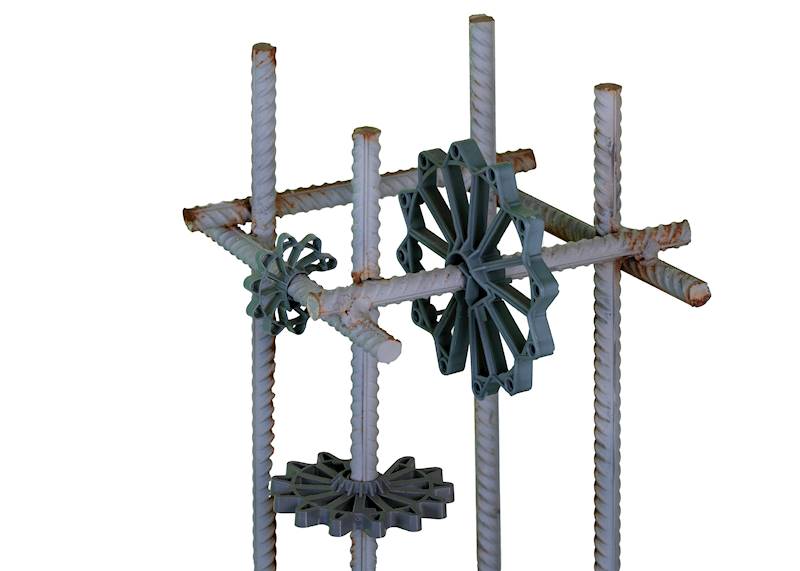 DYSTANS OKRĄGŁY GWIAZDKA DYSTANSOWA DINKI PCV 25 MM / 4-12 MM
