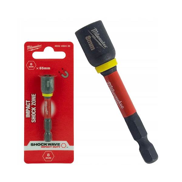 NASADKA UDAROWA MAGNETYCZNA MILWAUKEE SHOCKWAVE HEX 8 X 65 MM