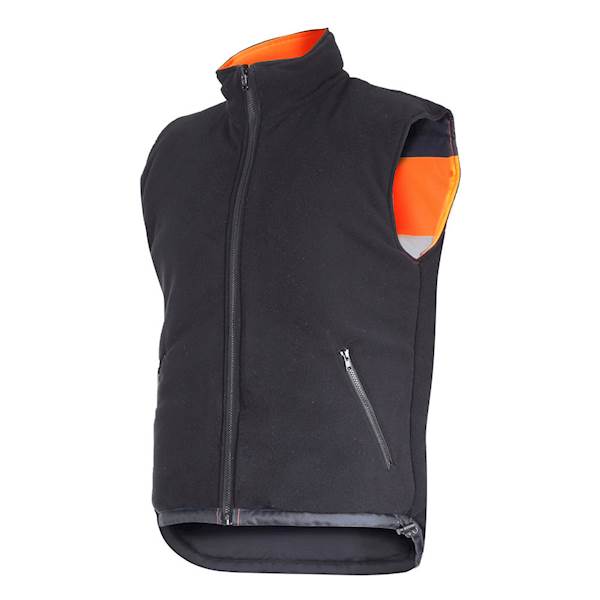 BEZRĘKAWNIK OSTRZEGAWCZY DWUSTRONNY LAHTI PRO L41314 POMARAŃCZOWY XL