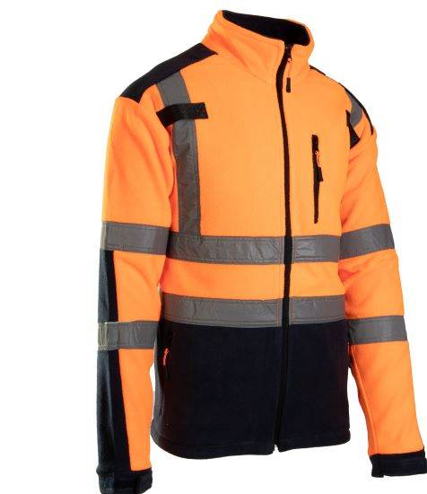BLUZA POLAR OSTRZEGAWCZA POLSTAR BRIXTON FLASH AFPO POMARAŃCZOWA L