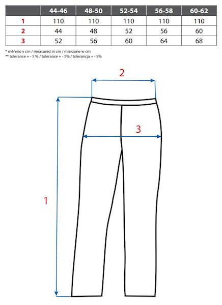 SPODNIE CXS SIRIUS NIKOLAS SZARO-CZARNE 46