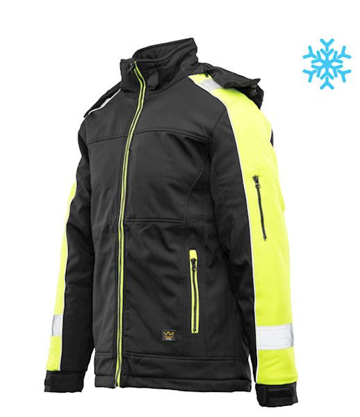 KURTKA SOFTSHELL OCIEPLANA POLSTAR SEVEN KINGS RIVAL ORSZ CZARNO/ŻÓŁTA L