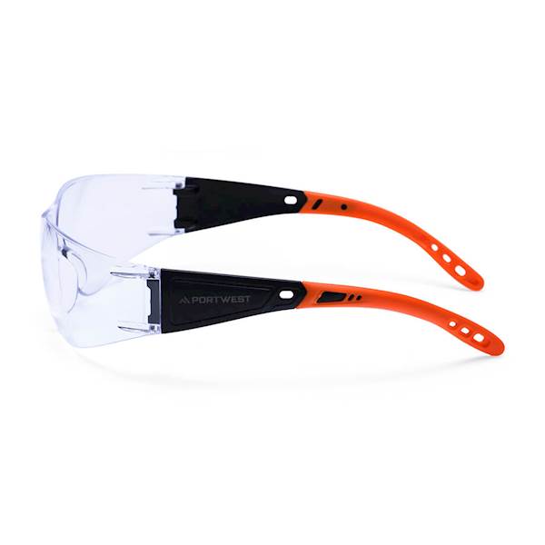 OKULARY OCHRONNE PORTWEST WRAP AROUND PRO PRZEZROCZYSTE UNIWERSALNE