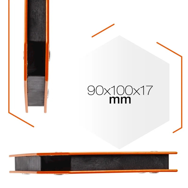 SPAWALNICZY KĄTOWNIK MAGNETYCZNY POLAX 45°,90°,135° 23 KG 90 X 110 X 17 MM